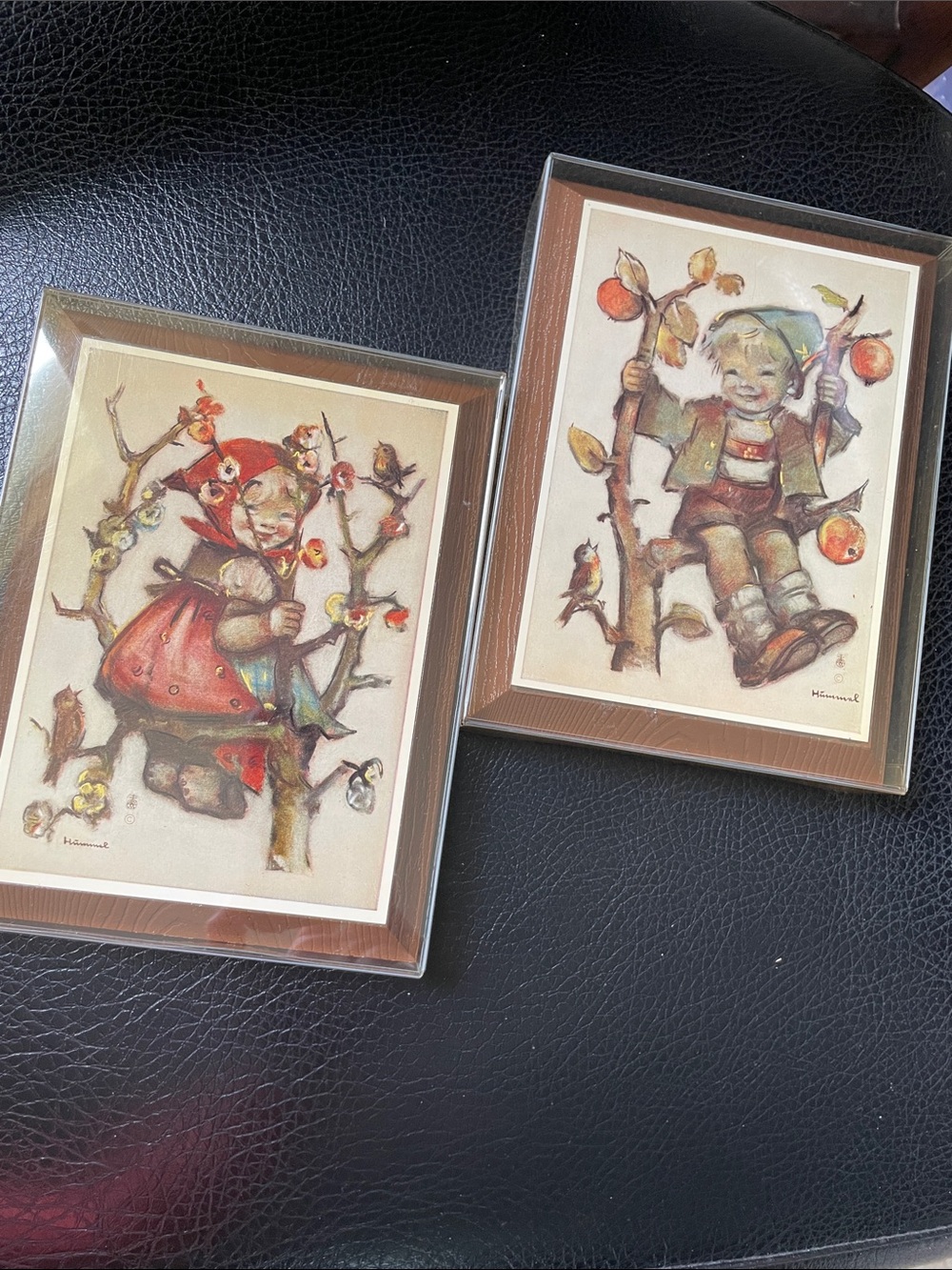 Hummel Art Prints with Brown and Red Accents | Artwork | Hummel | #vintage